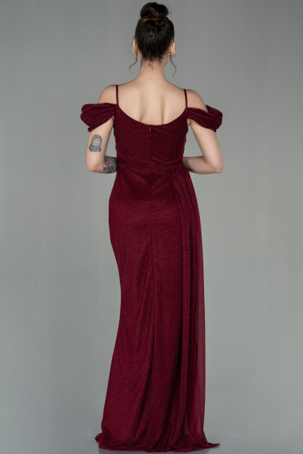 Long Burgundy Evening Dress ABU2835