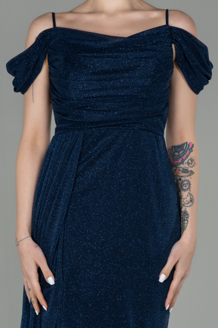 Long Navy Blue Evening Dress ABU2835
