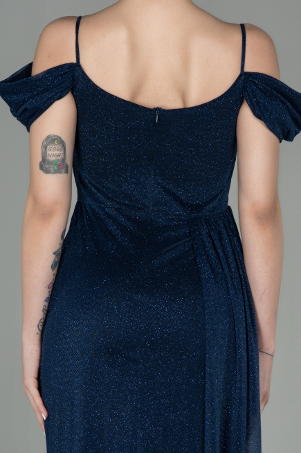 Long Navy Blue Evening Dress ABU2835