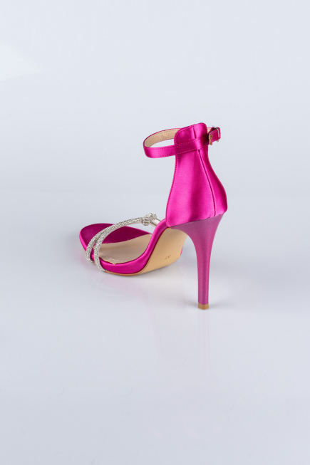 Fuchsia Satin Evening Shoe ABS1915