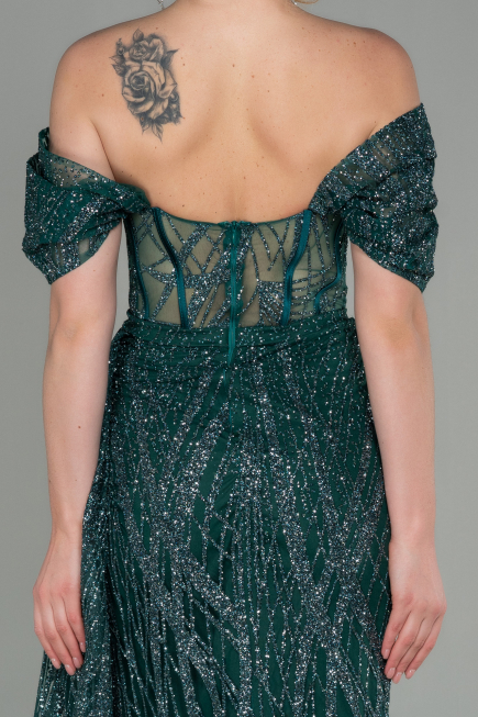 Long Emerald Green Evening Dress ABU2706