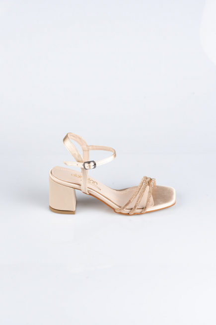 Mink Satin Evening Shoe ABS1104
