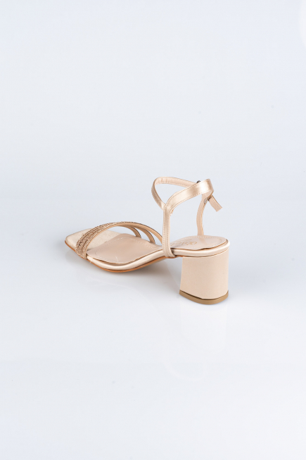 Mink Satin Evening Shoe ABS1104
