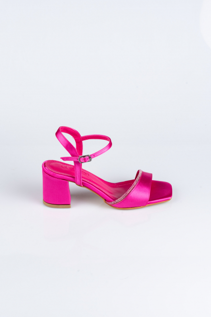 Fuchsia Satin Evening Shoe ABS1107