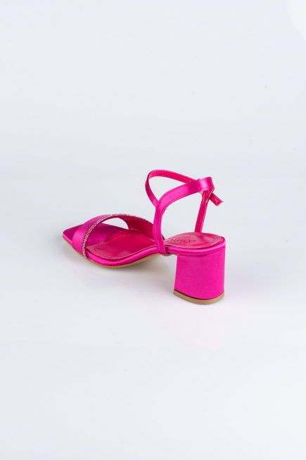 Fuchsia Satin Evening Shoe ABS1107