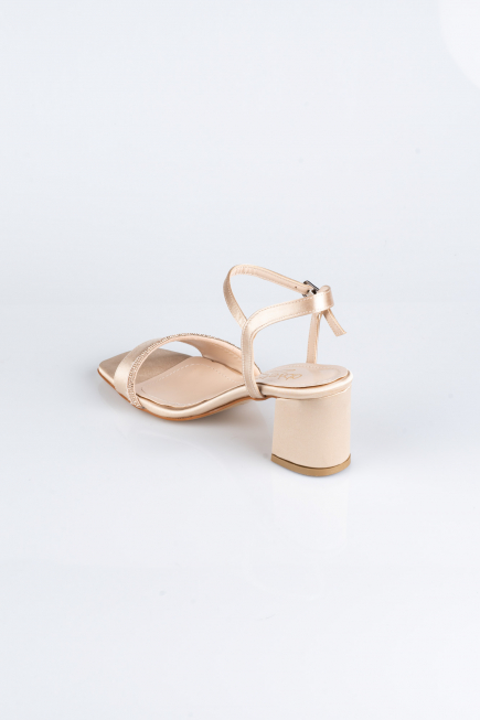 Mink Satin Evening Shoe ABS1107