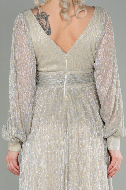 Long Beige Evening Dress ABU2905