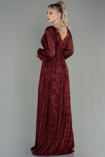 Long Burgundy Evening Dress ABU2905