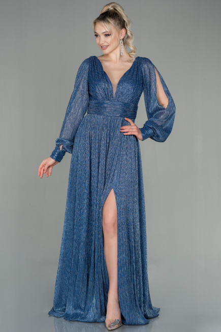 Long Indigo Evening Dress ABU2905