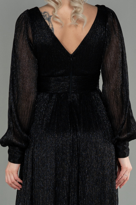 Long Black Evening Dress ABU2905