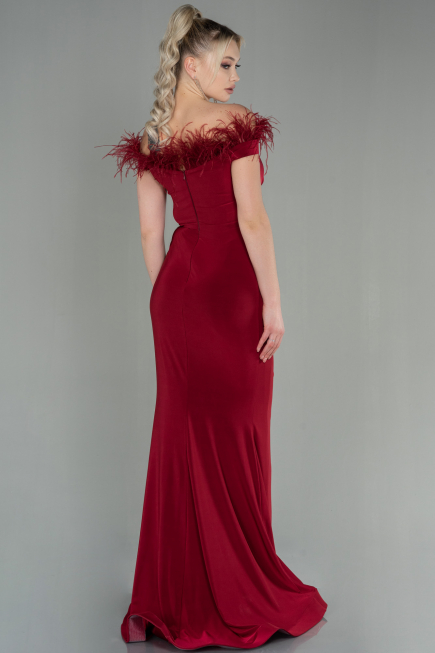 Long Burgundy Evening Dress ABU2906