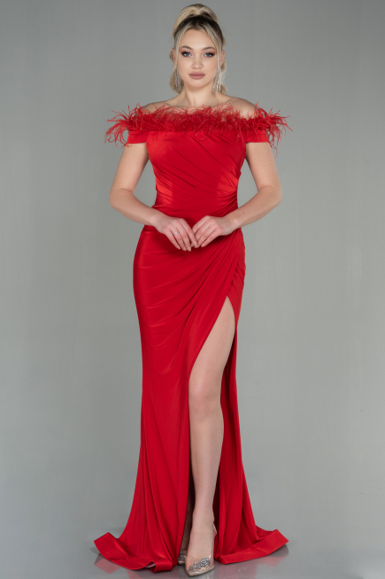 Long Red Evening Dress ABU2906