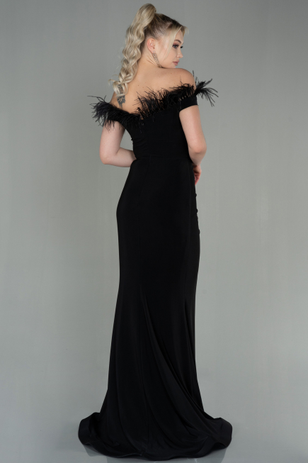 Long Black Evening Dress ABU2906