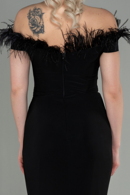 Long Black Evening Dress ABU2906