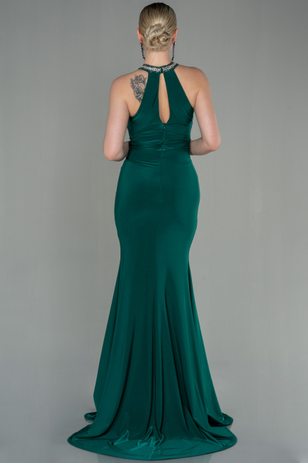 Long Emerald Green Mermaid Prom Dress ABU2940
