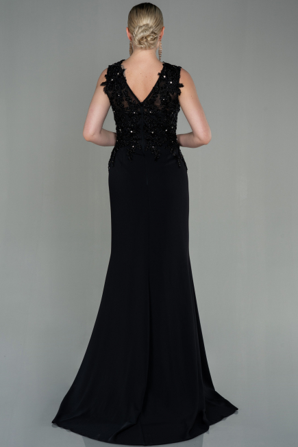 Long Black Evening Dress ABU2950