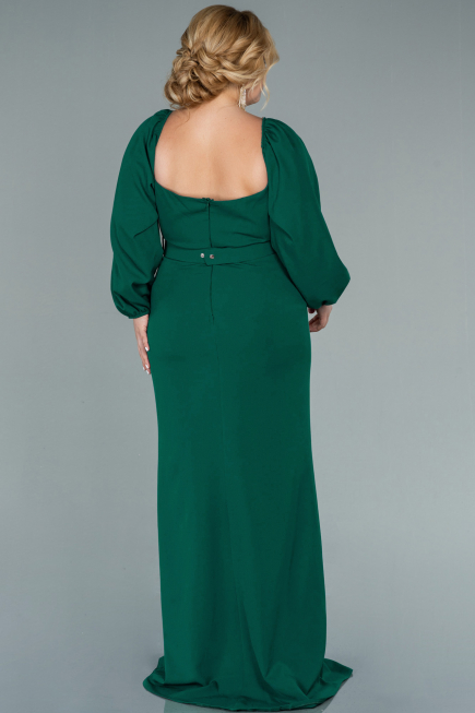 Emerald Green Long Plus Size Evening Dress ABU2292
