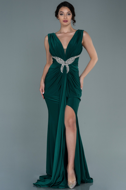 Long Emerald Green Evening Dress ABU2702