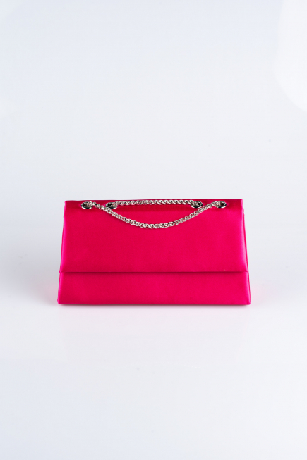 Fuchsia Satin Night Bag SH818