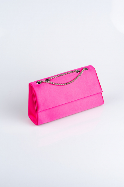 Fuchsia Satin Night Bag SH818