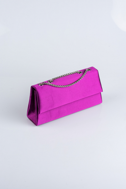 Violet Satin Night Bag SH818