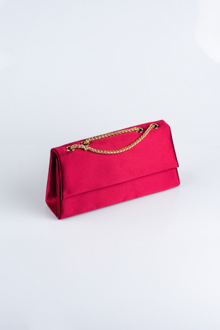Cherry Colored Satin Night Bag SH818
