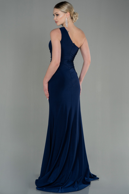 Long Navy Blue Evening Dress ABU2964