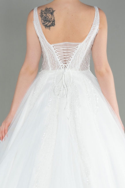 White Wedding Dress ABG007