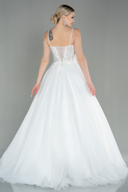 White Wedding Dress ABG004