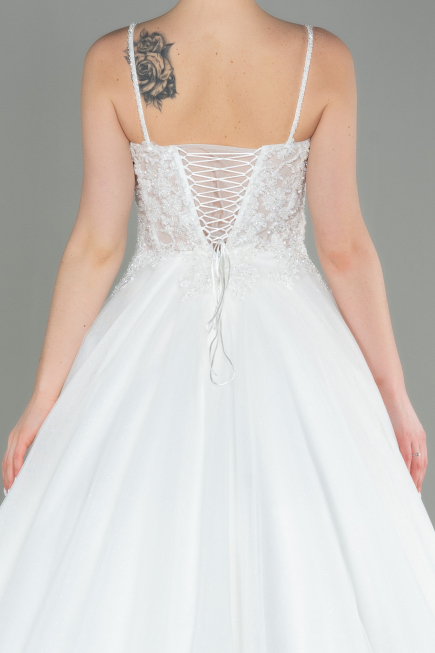 White Wedding Dress ABG004