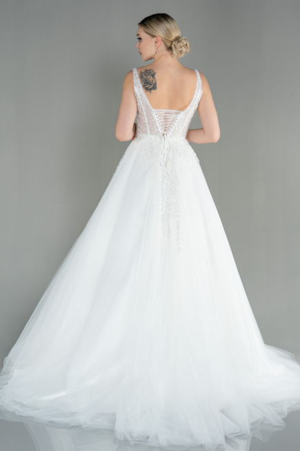 White Wedding Dress ABG005