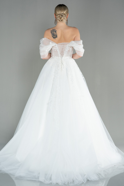 White Wedding Dress ABG008