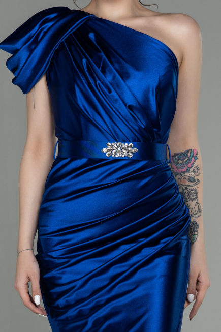 Long Sax Blue Evening Dress ABU2982