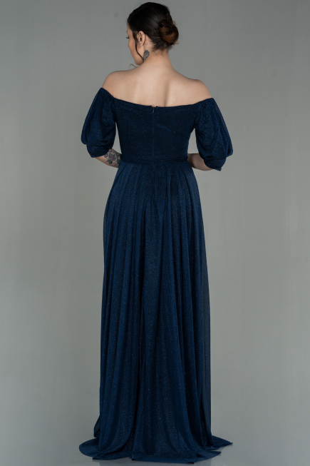 Long Navy Blue Evening Dress ABU2983