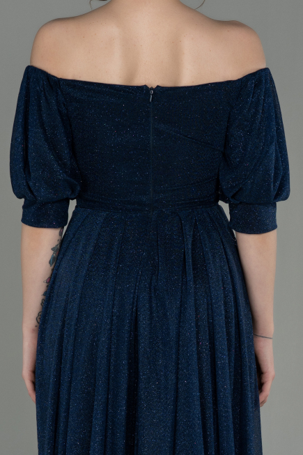 Long Navy Blue Evening Dress ABU2983