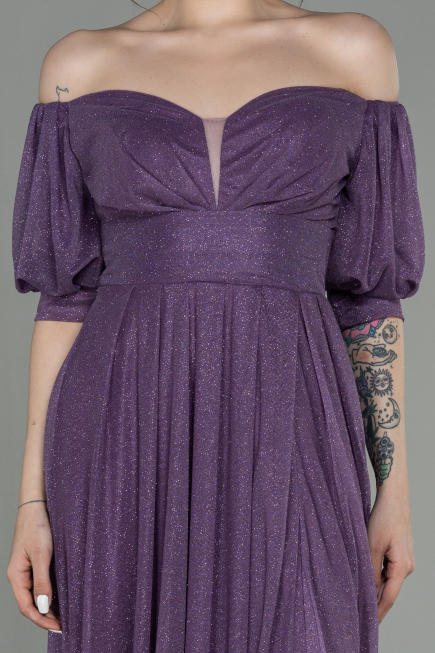 Long Lavender Evening Dress ABU2983
