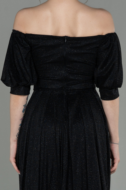 Long Black Evening Dress ABU2983