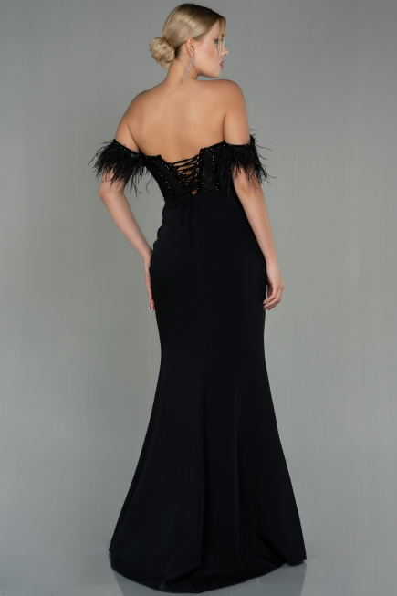 Long Black Evening Dress ABU3050