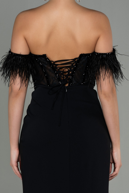 Long Black Evening Dress ABU3050