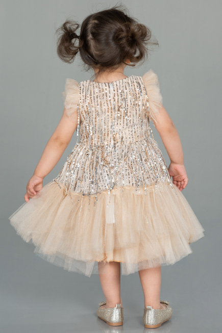 Midi Gold Scaly Girl Dress ABK1718