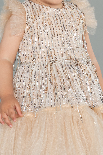 Midi Gold Scaly Girl Dress ABK1718
