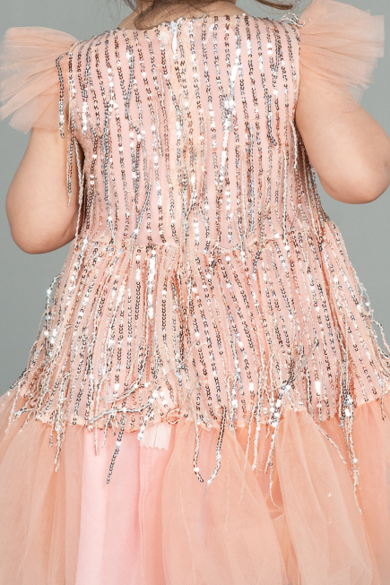 Midi Salmon Scaly Girl Dress ABK1718