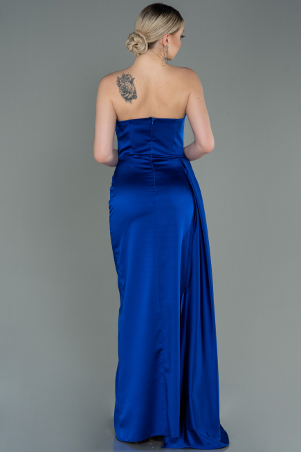 Sax Blue Long Prom Gown ABU1724
