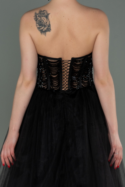 Long Black Haute Couture ABU3084