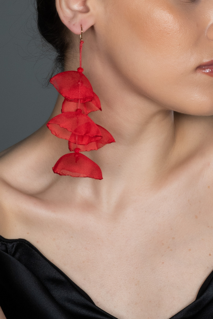 Red Earring UK575