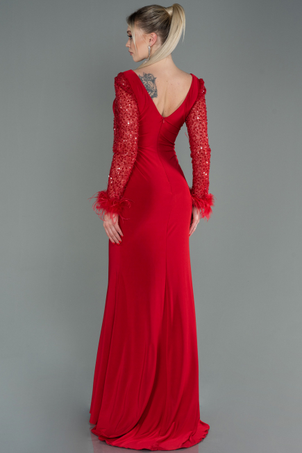 Long Red Evening Dress ABU3008