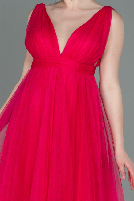 Long Fuchsia Prom Gown ABU3135