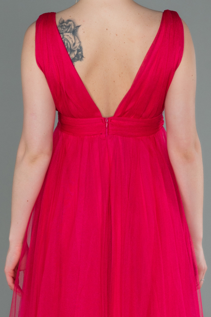 Long Fuchsia Prom Gown ABU3135