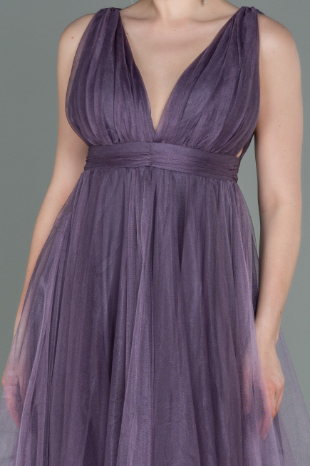 Long Lavender Prom Gown ABU3135