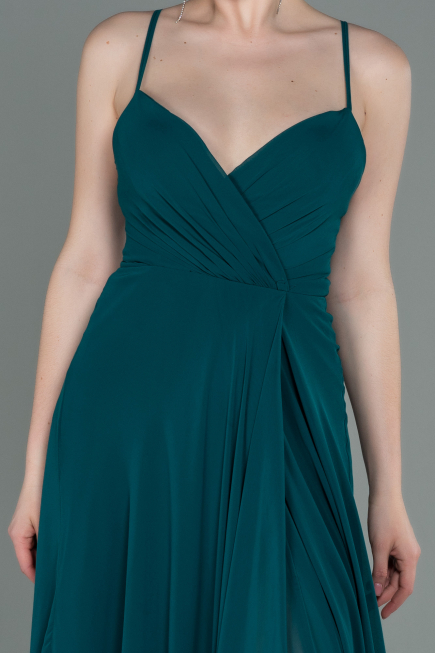 Emerald Green Long Prom Gown ABU1305